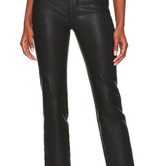 Good American Good Classic Coated in Black001 sz 6/28 - Picture 1 of 5